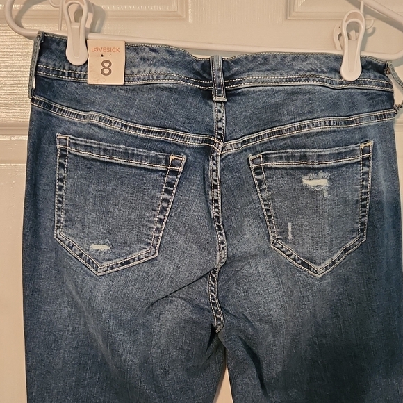 NWT Lovesick Blue Flare Denim Jeans - Picture 3 of 9